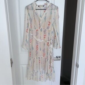 Floral Print Wrap Dress